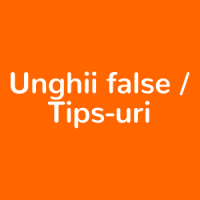 Unghii false / Tips-uri